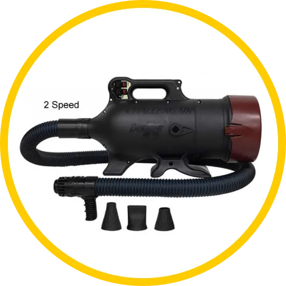 Big blaster used on your dog grooming course