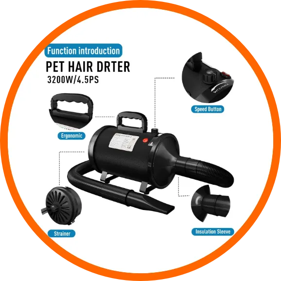 Small blaster used on your dog grooming course