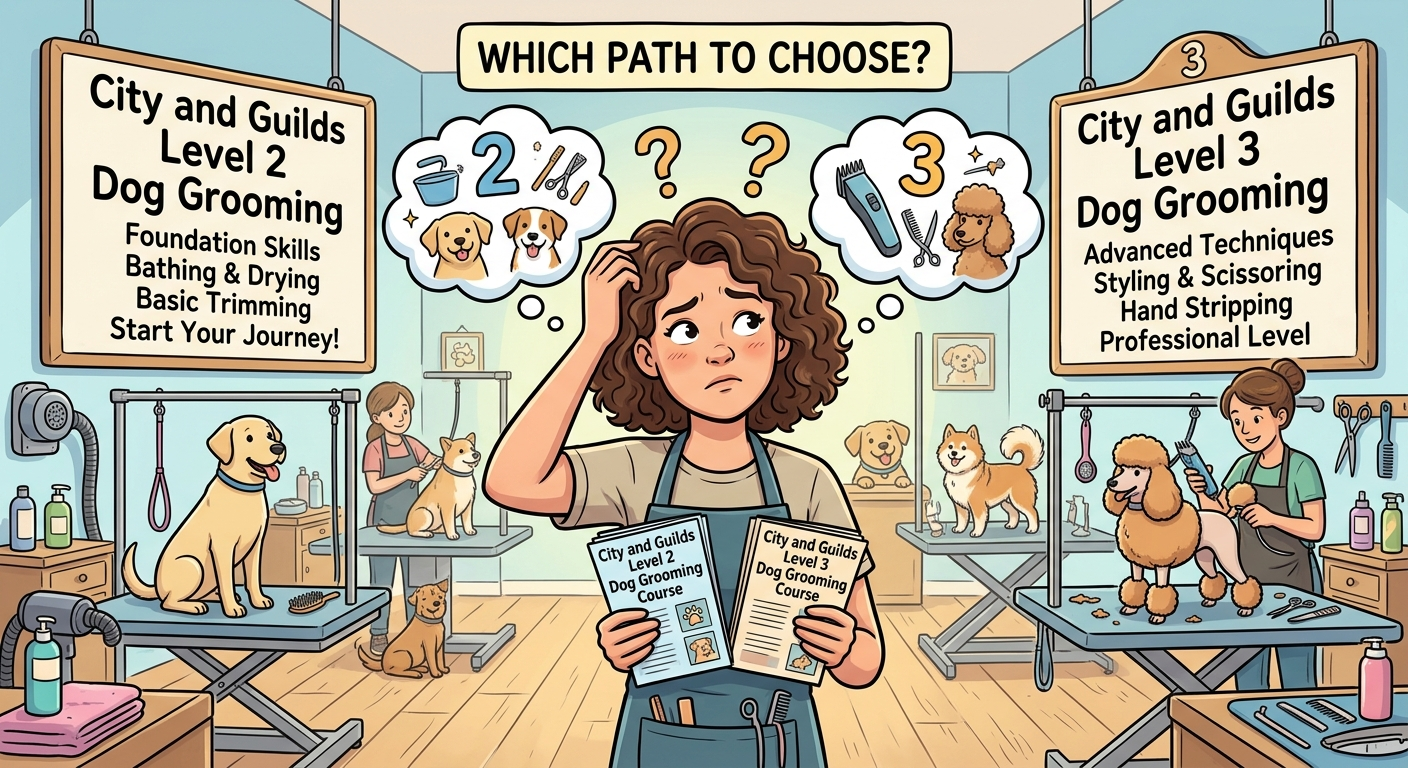 Someone trying to choose between level 2 and 3 grooming