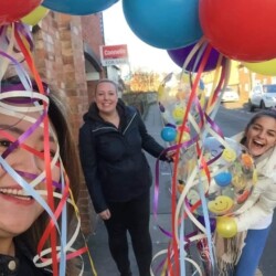 Students celebrating after completing their Level 2 Dog Grooming Course Banbury